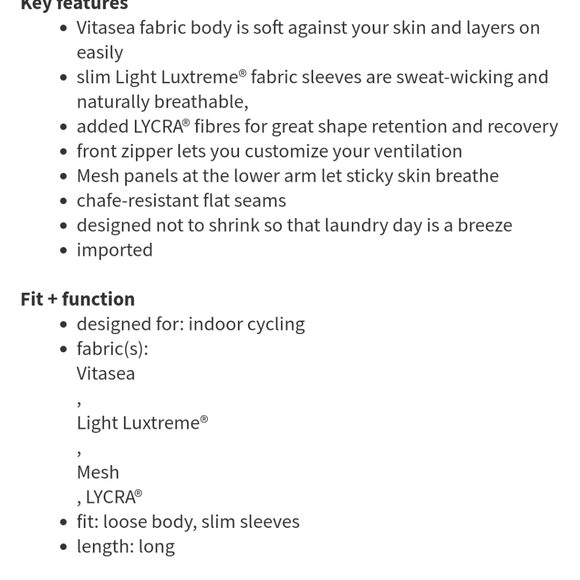 LULULEMON clip in long sleeve - Picture 4 of 4